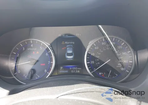 2016 Infiniti Q50 2.0T Base z USA, uszkodzony, nr VIN JN1CV7AR0GM250719